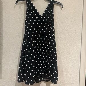 Polka Dot Black and White swim Dress
